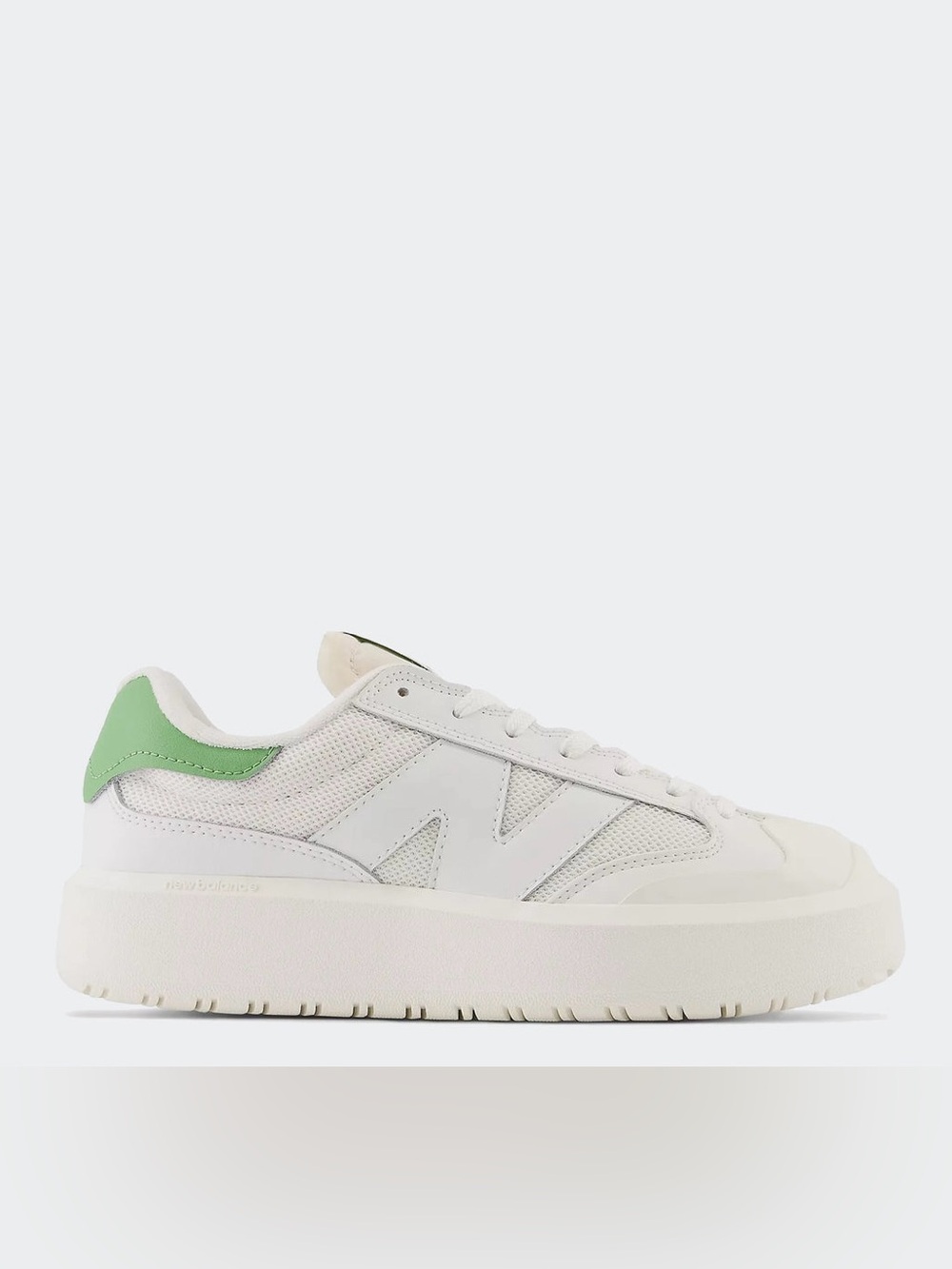 New Balance CT302 | White/Green Platform Sneakers | Men’s Size: 8 - Picture 2 of 10